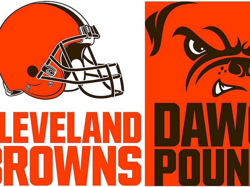 Os novos logotipos do Cleveland Browns incluem um capacete atualizado e marca Dawg Pound - Dawgs By Nature papel de parede HD
