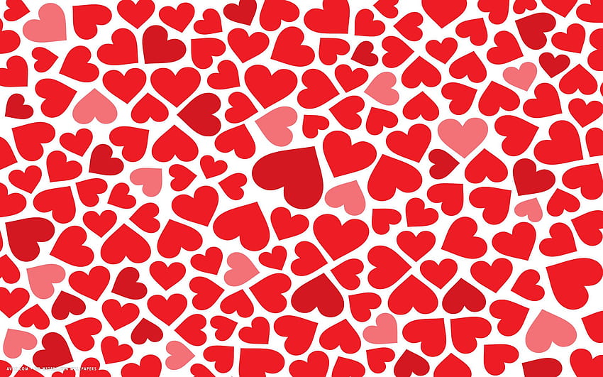 hearts animal print red small pattern texture / romantic background HD wallpaper