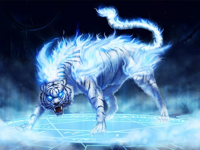 Tigers, Animals, Fantasy HD wallpaper