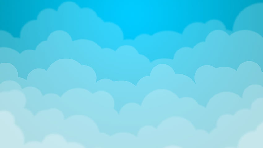 Blue, vector, clouds, , devianart, nkspace HD wallpaper