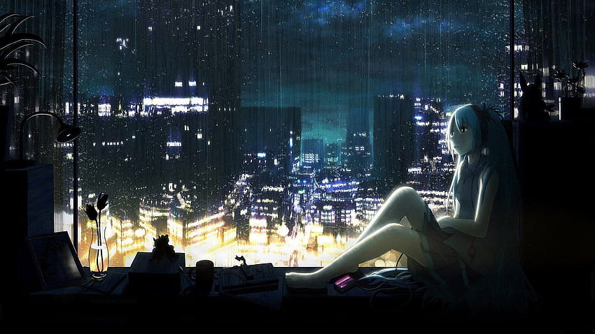Dark Anime Scenery High Definition with High Definition HD wallpaper