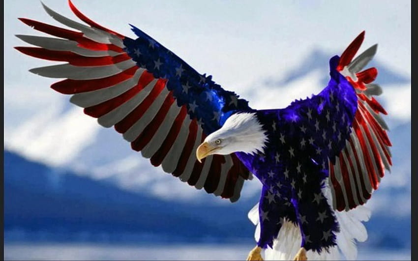 Amerikanische Flagge, coole USA-Flagge HD-Hintergrundbild