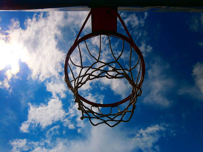 Basketball clouds sky and background, Basketball Hoop HD wallpaper | Pxfuel