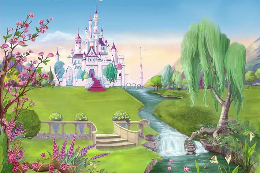DP Castle Background oleh BeautifPrincessBelle. Latar belakang kastil, kastil putri Disney, kastil Disney, Kastil Putri Salju Wallpaper HD