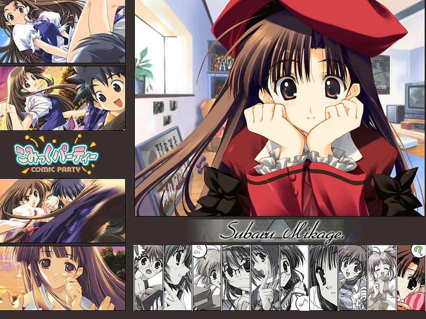 Subaru, anime girl, anime, comic party HD wallpaper