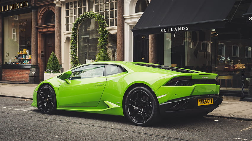 Of Parked Lime Green Lamborghini · Stock HD wallpaper | Pxfuel