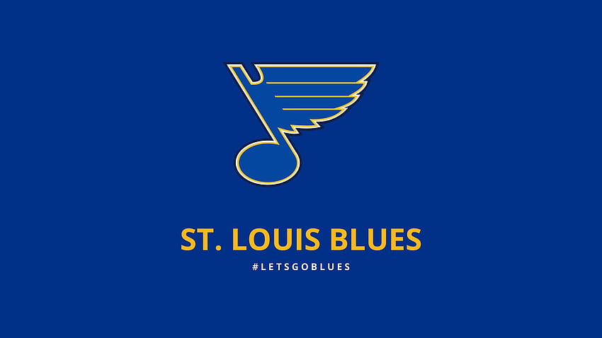 St Louis Blues Logo, St. Louis HD wallpaper