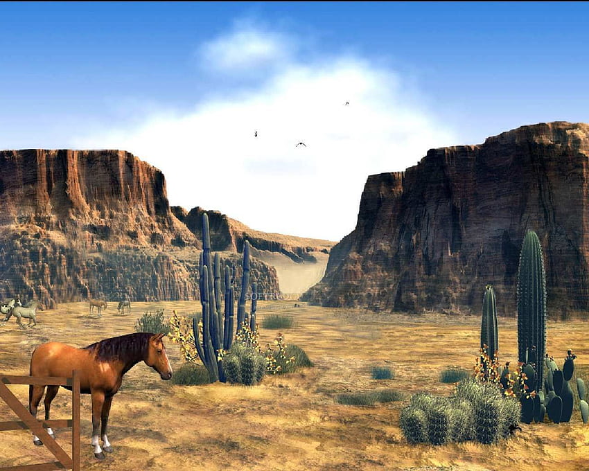 Cowboys Wild West. Wild West - Animated screenshot 1 - This is the . Wild animal , Animated animals, Animal, American West HD wallpaper