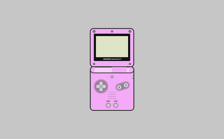 Nintendo Game Boy Advance SP, Pinker Gameboy HD-Hintergrundbild