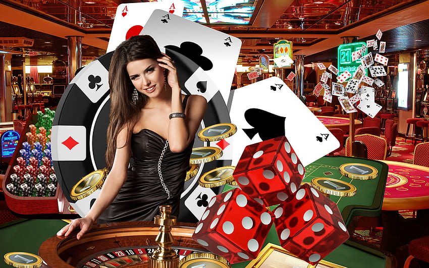 Онлайн казино, покер 2560X1600 HD тапет