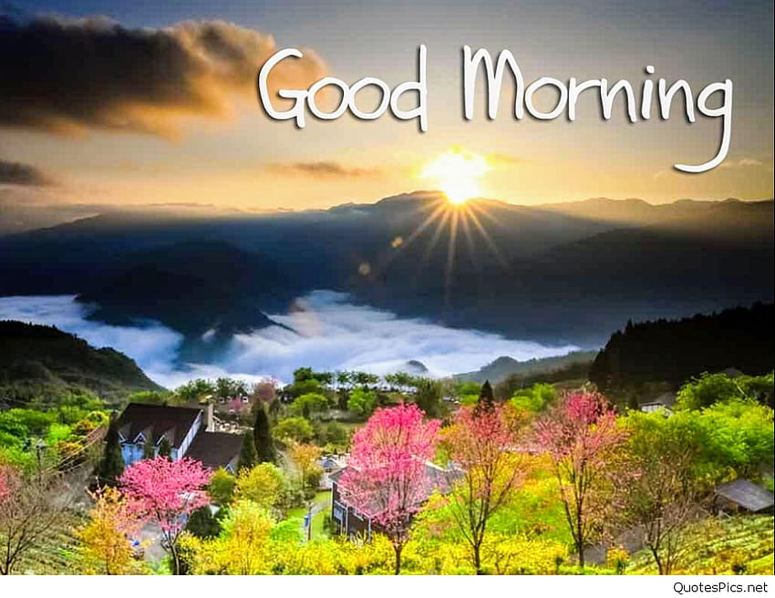 Sun Rising Good Morning, Good Morning Nature HD wallpaper | Pxfuel