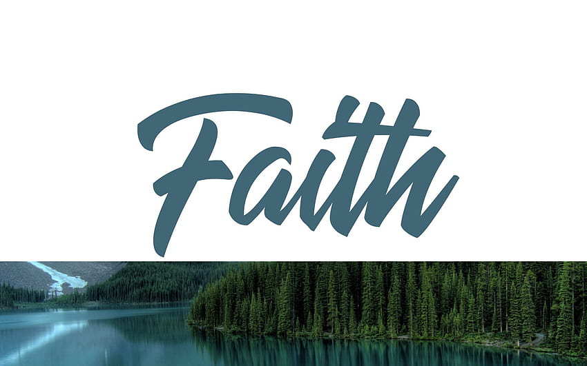 Faith themed Calligraphy Abstract Letter Design Computer, Faith Christian HD wallpaper