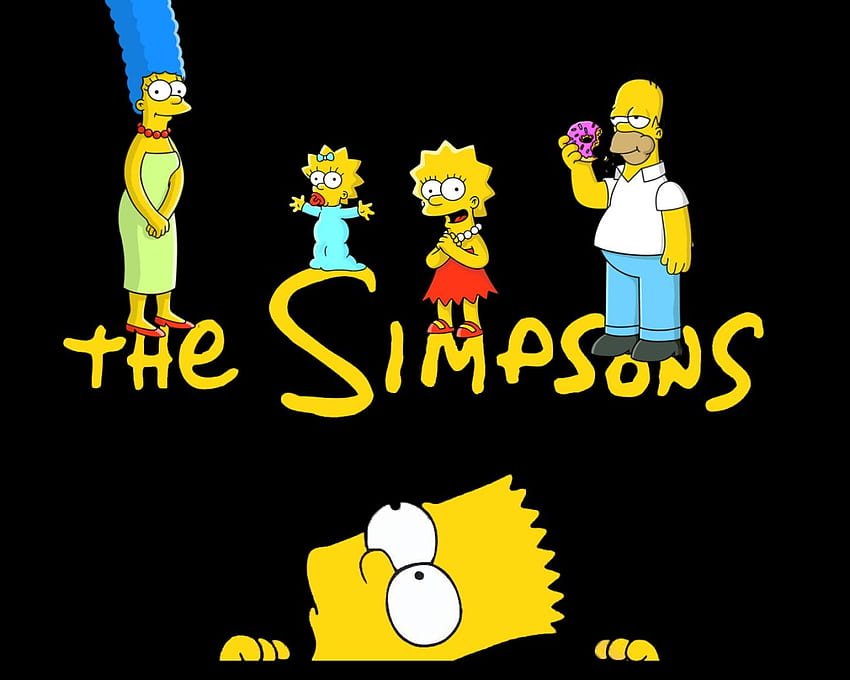 from tv series The Simpsons with tags: Windows XP, Black Bart Simpson HD wallpaper