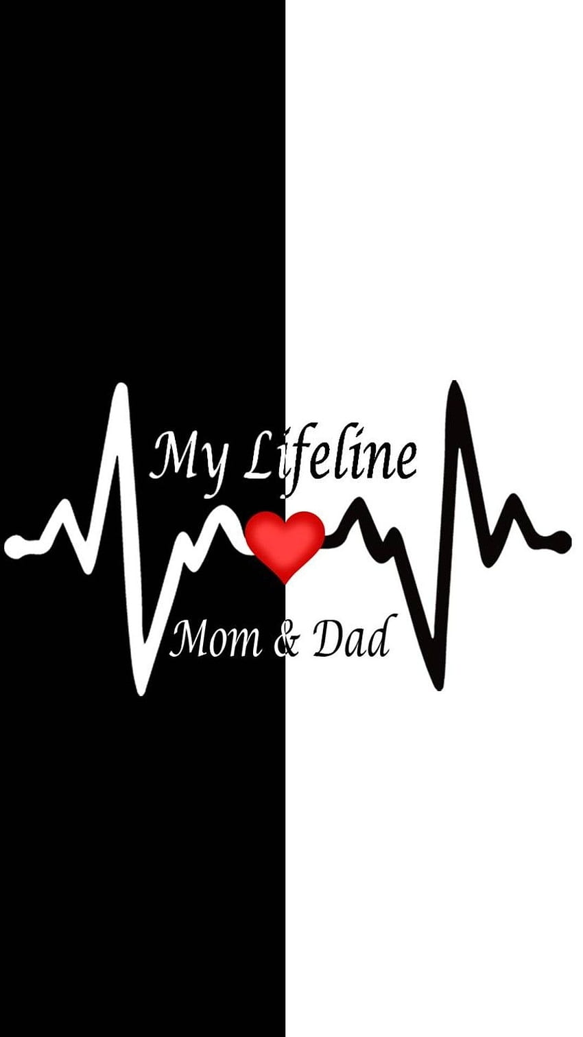 Minha linha de vida, mãe, pai, mãe e pai Papel de parede de celular HD