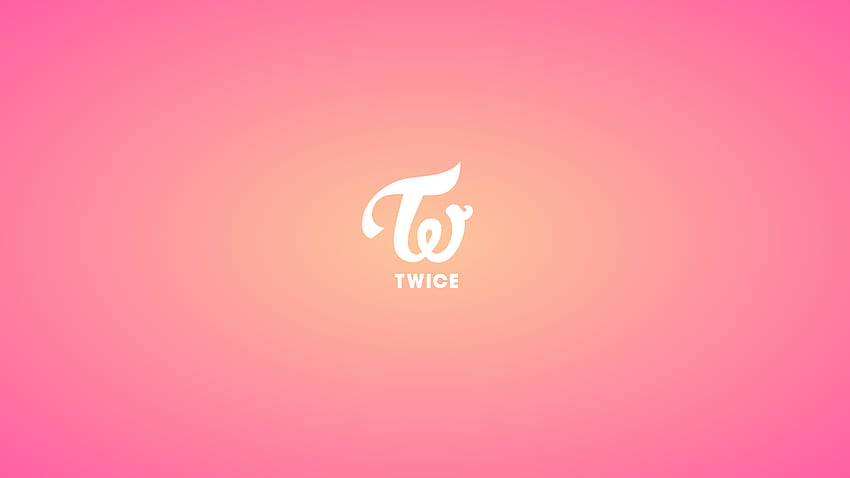 Szukasz prostego tła Twice: dwa razy, dwa razy logo Tapeta HD
