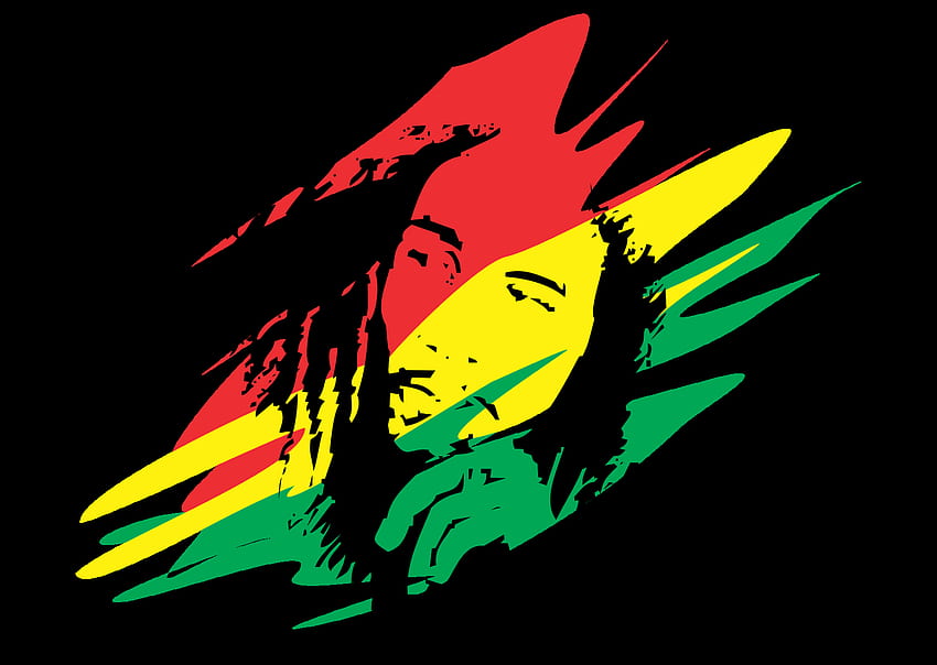 QUALITÉ: Meilleur Art Bob Marley Rasta Quality .png Fond d'écran HD