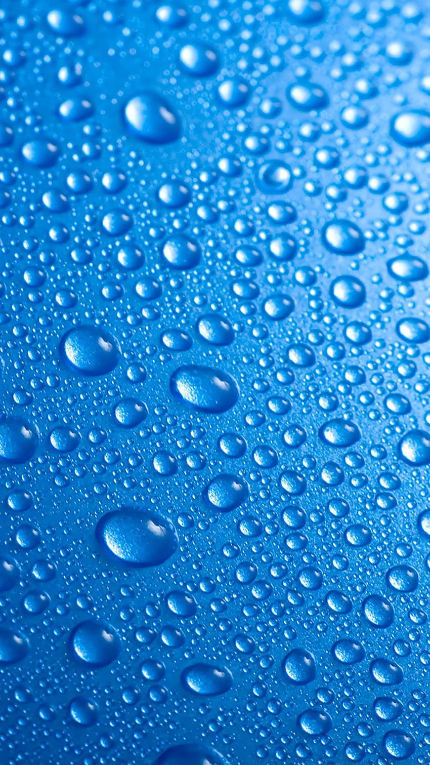 Czyste abstrakcyjne niebieskie tło kropli wody rosy iPhone 6. iPhone'a, iPada. Telefon kwiatowy, tło iPhone'a, telefon komórkowy, niebieskie krople wody Tapeta na telefon HD