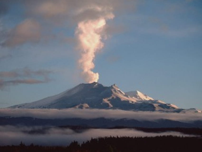 Vulkane, Landschaft, Natur HD-Hintergrundbild