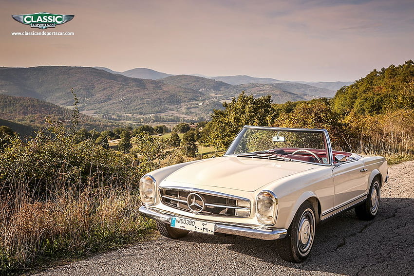 Five beautiful from the April issue. Classic & Sports Car, Mercedes 280SL HD wallpaper