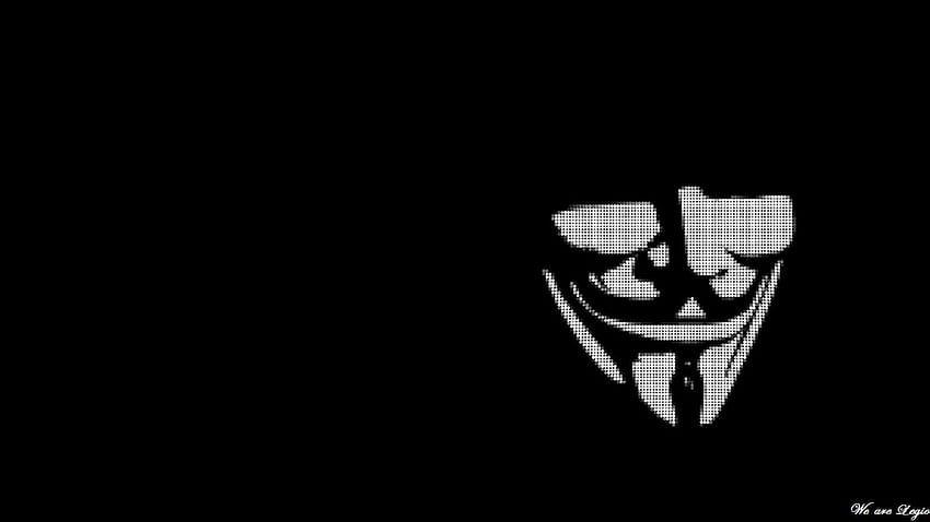 Topeng anonim sadis peretas anarki gelap meretas balas dendam. Wallpaper HD