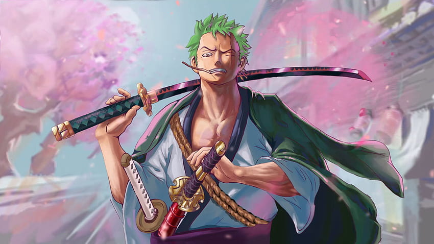 Wano Zoro (art by me) : r/OnePiece