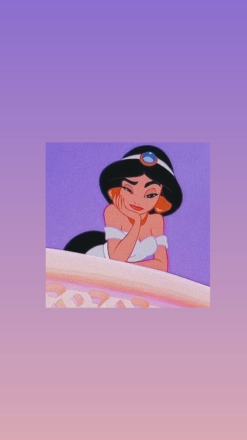 Jasmine. Cute cartoon , Cute disney , Purple iphone, Cute Aesthetic Disney  Princess HD phone wallpaper | Pxfuel
