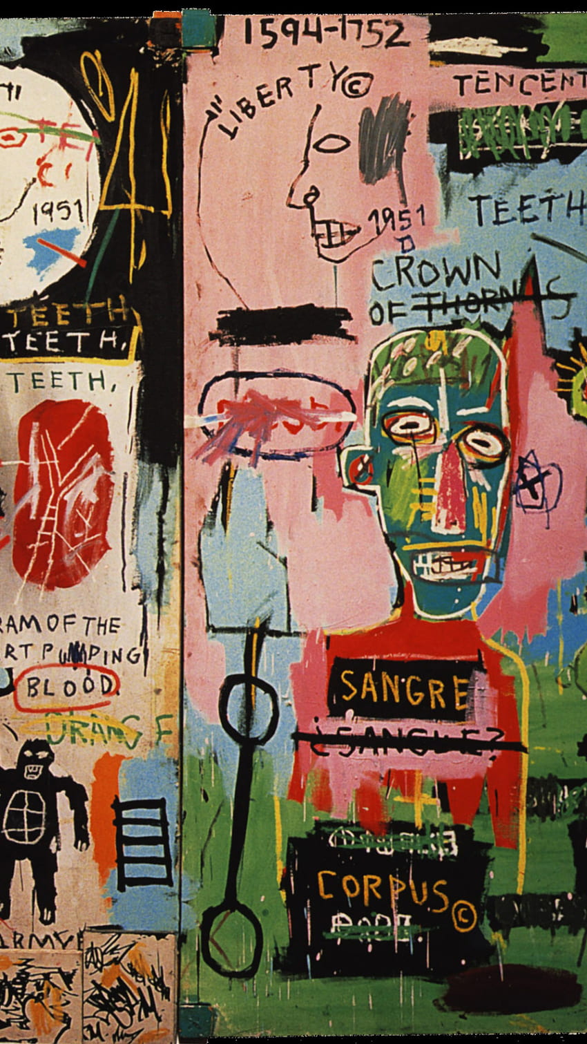 ศิลปะ Basquiat มงกุฎ วอลล์เปเปอร์โทรศัพท์ HD