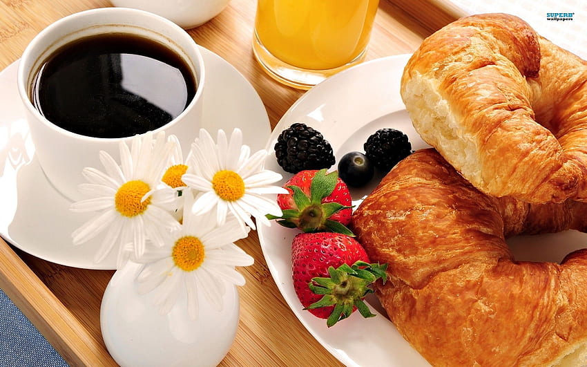 French breakfast, French Food HD wallpaper