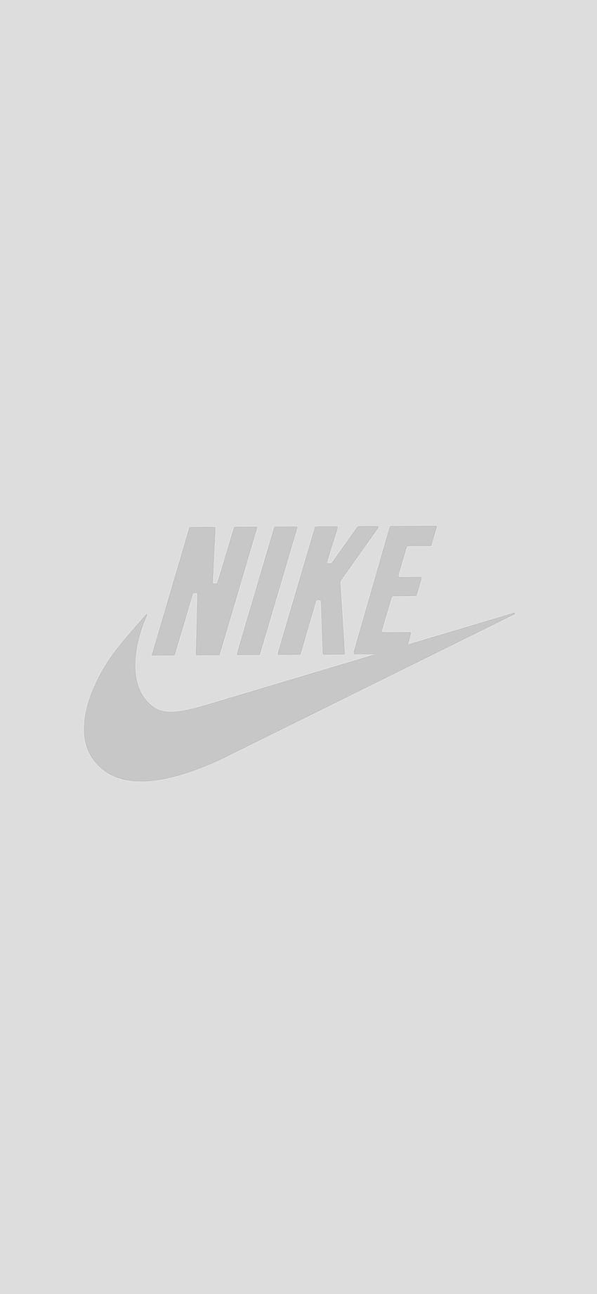 Nike Logo Sports Art Minimal Simple Blanc Fond d'écran de téléphone HD