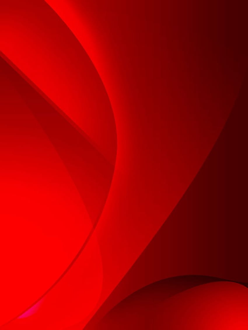 rojo del iPhone. iPhone 3D 2020, rojo puro fondo de pantalla del teléfono