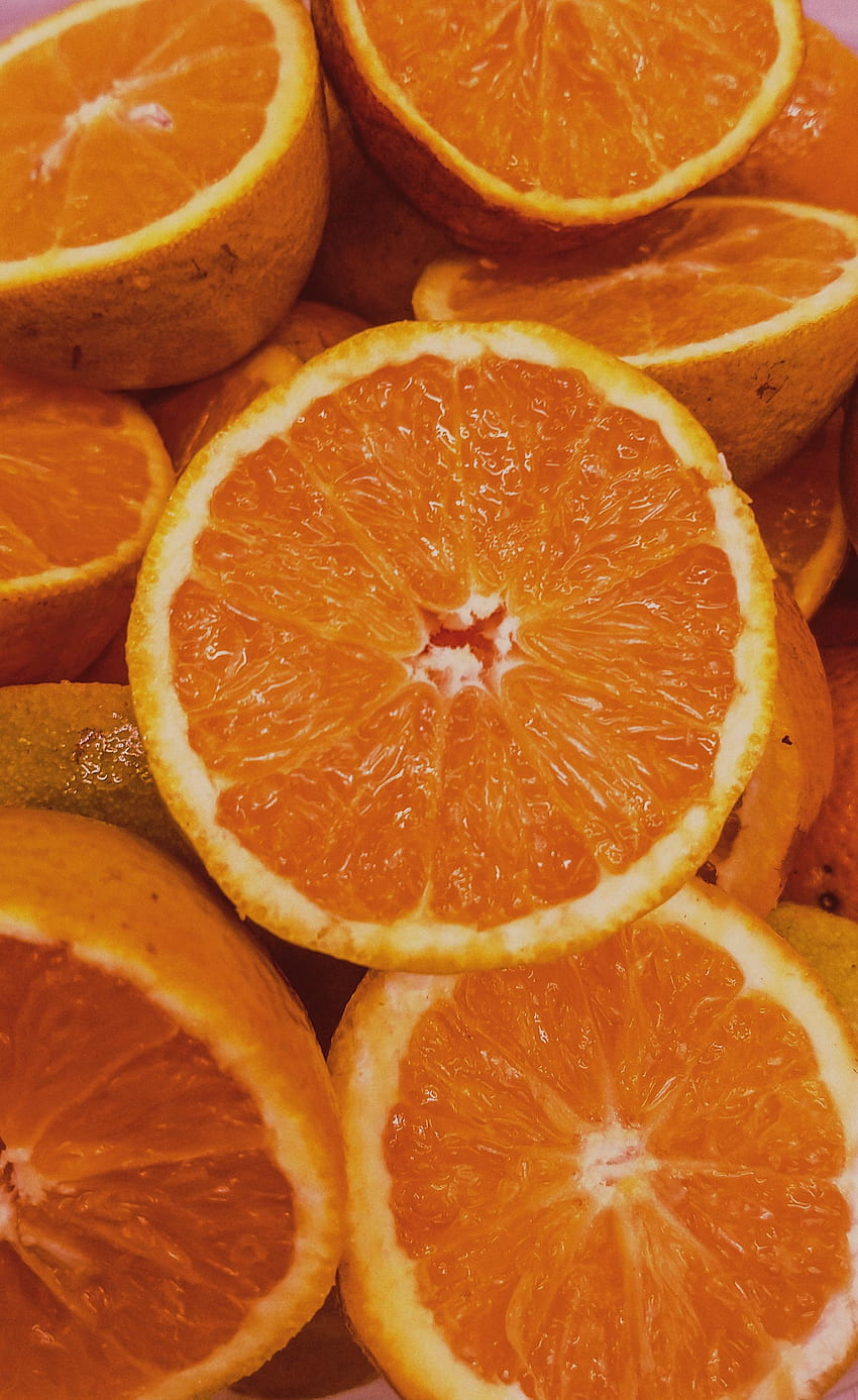 Oranges Fruits Food Citrus Lobules Slices Hd Phone Wallpaper Pxfuel