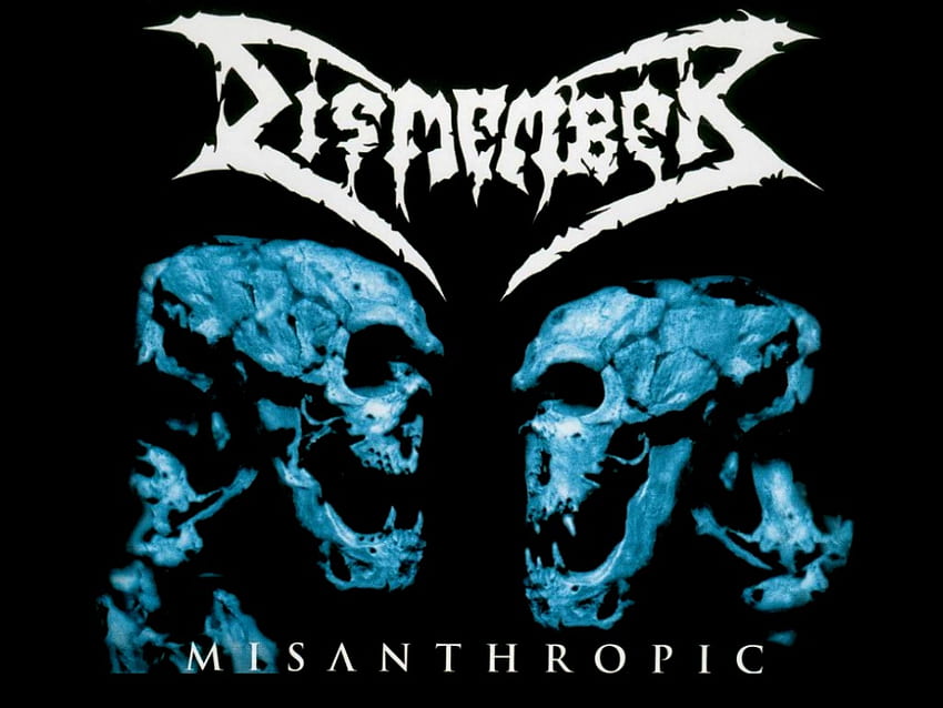 Dismember - Misanthropic, heavy, music, logo, skull, dismember, metal, band, death fondo de pantalla