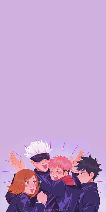 Jujutsu Kaisen Anime Characters Wallpaper iPhone Phone 4K #5770e