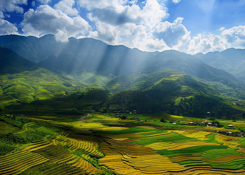 Mu Cang Chai District Vietnam, South Vietnam HD wallpaper