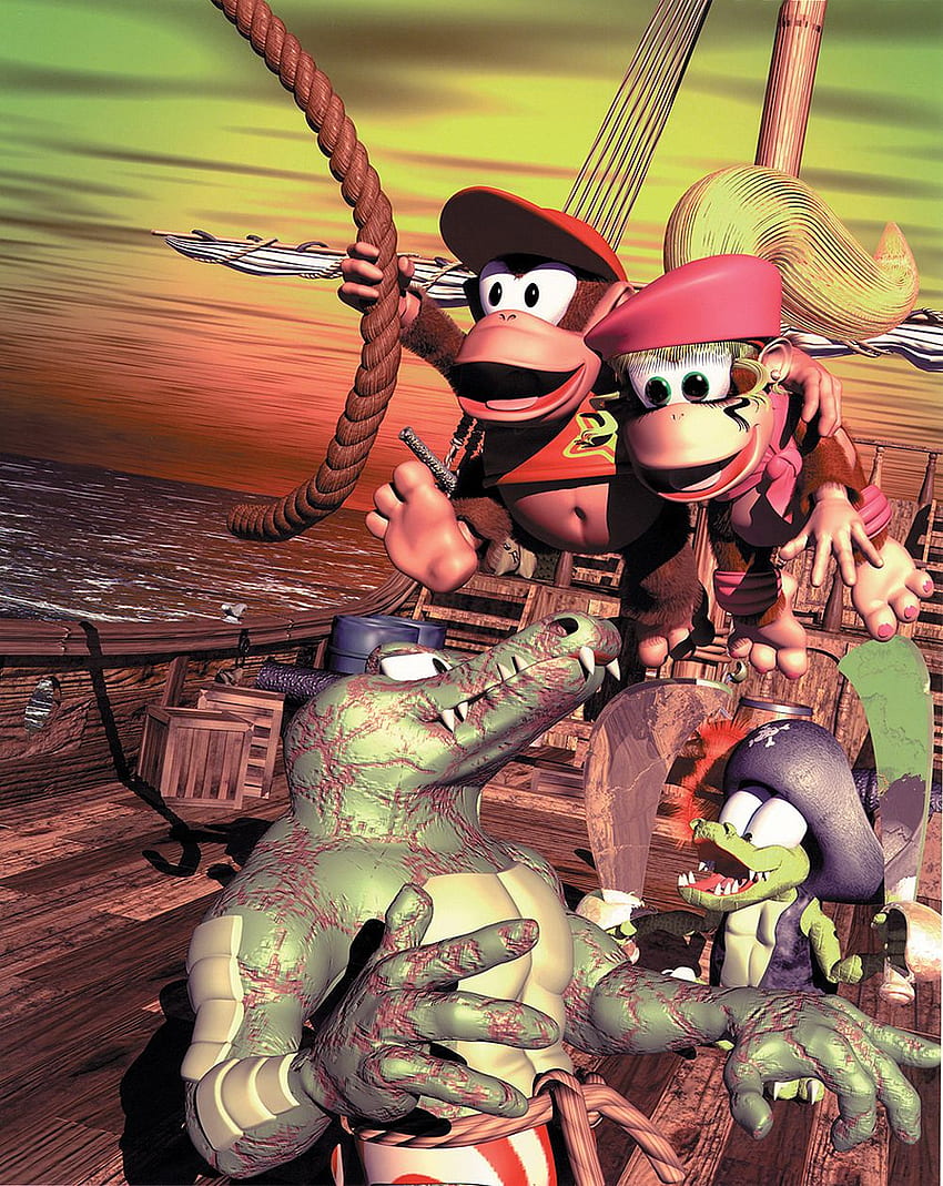 Donkey Kong Country 2: Diddys Kong Quest (Spiel) HD-Handy-Hintergrundbild