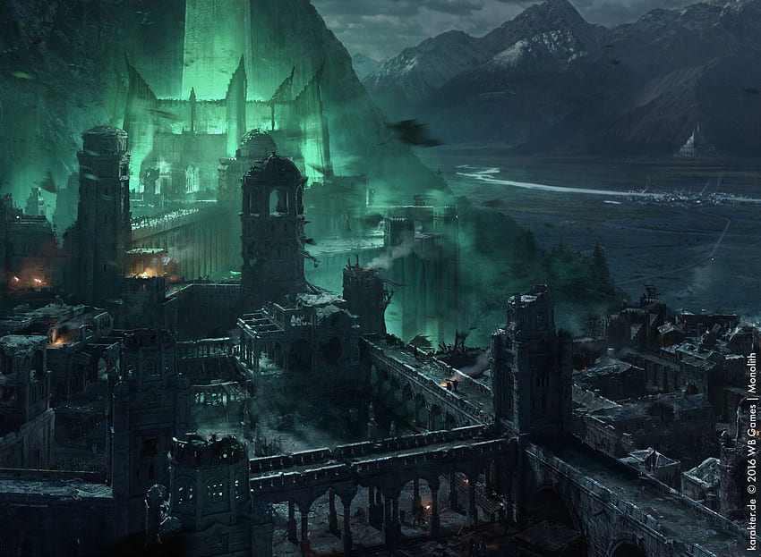 ArtStation Minas Morgul. Middle Earth™ : Shadow Of War™, Karakter Design Studio. Fantasy Concept Art, Fantasy Art Landscapes, Environment Concept Art HD wallpaper