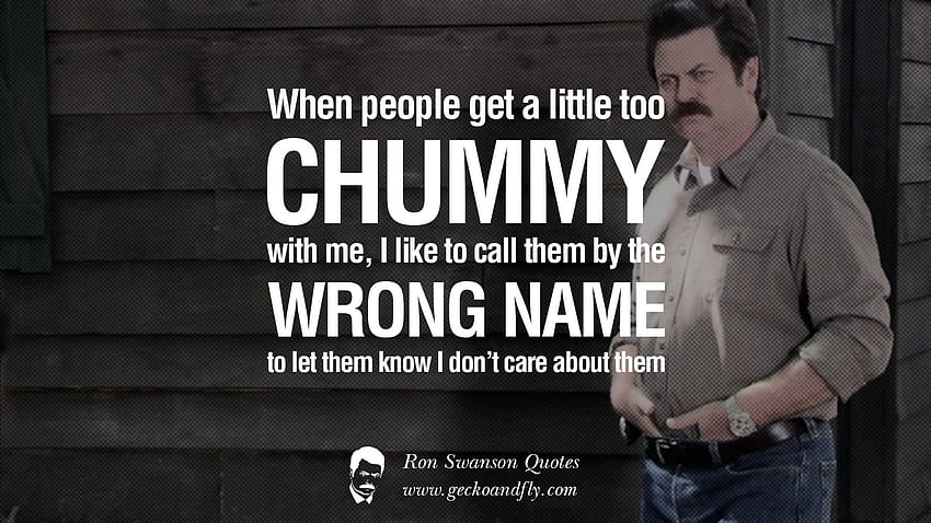 Ron Swanson Government Quotes 602513 - Ron Swanson Chummy Meme HD wallpaper