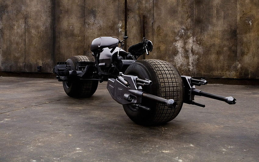 Batmans Motorrad. Batman-Fahrrad, Motorrad, Batmobil HD-Hintergrundbild