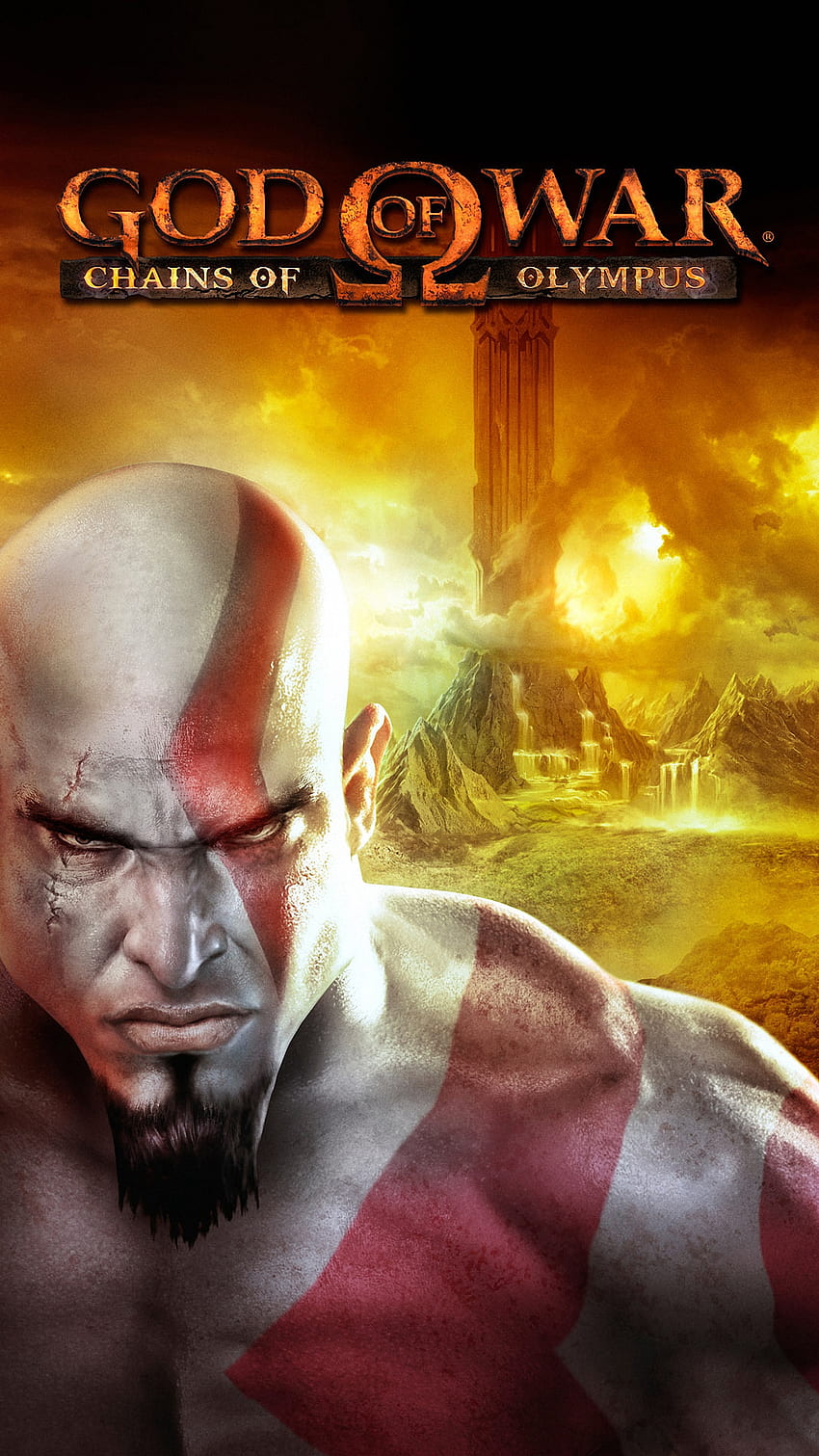 iPhone 11, Pro Max, X, 8, 7, 6용 God Of War Chains Of Olympus - on 3 HD 전화 배경 화면