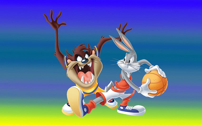 Bugs Bunny And Tasmanian Devi Basketball Player Looney Tunes HD wallpaper