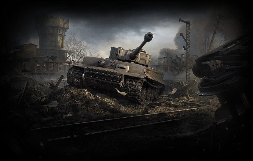 WoT, World of Tanks, World Of Tanks, Wargaming Net, Tiger Tank HD wallpaper