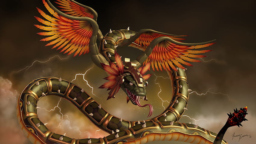 ArtStation - Quetzalcoatl, Orlando Esquivel HD wallpaper