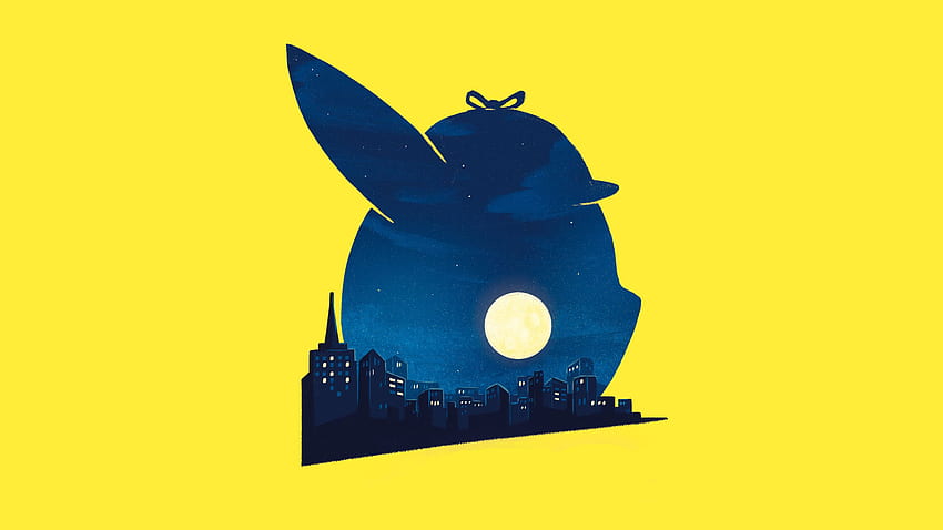 Pokémon Detective Pikachu Movie Minimalist Poster 1440P Resolution , Movies  , , and Background HD wallpaper | Pxfuel