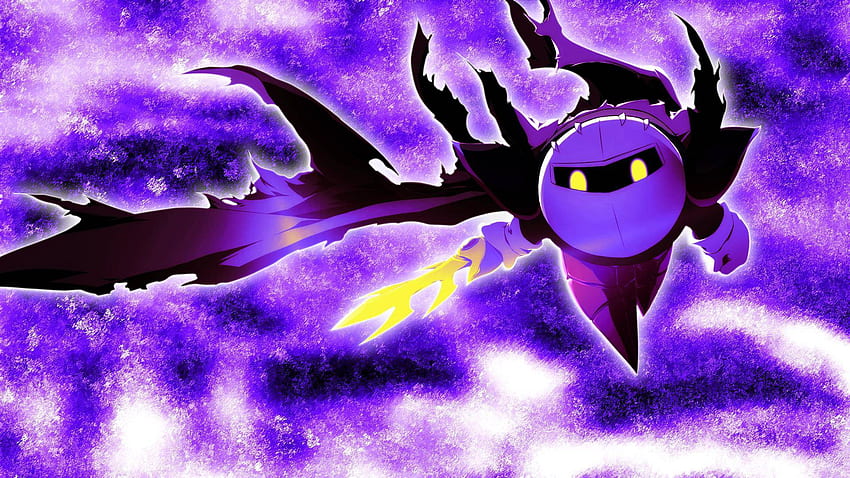 Meta Knight, lila Kirby HD-Hintergrundbild