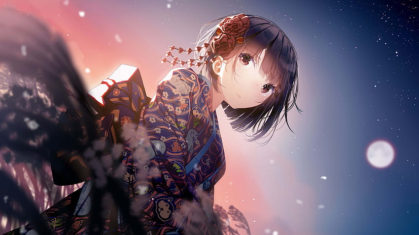 Anime Girl Kimono U , 3 Ultra Anime HD wallpaper | Pxfuel