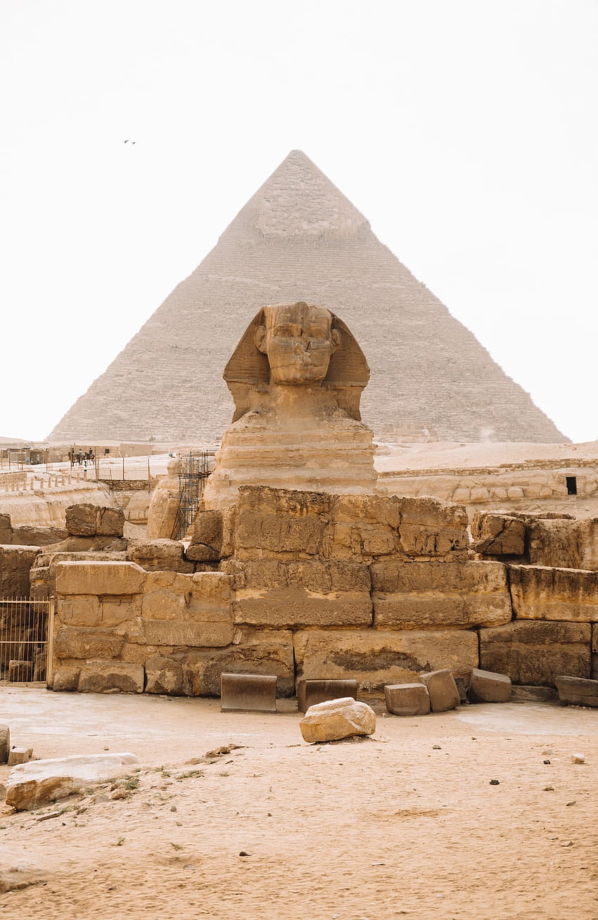 Голямата пирамида в Гиза, гробница в Египет – пътуване с Unsplash, египетска гробница HD тапет за телефон