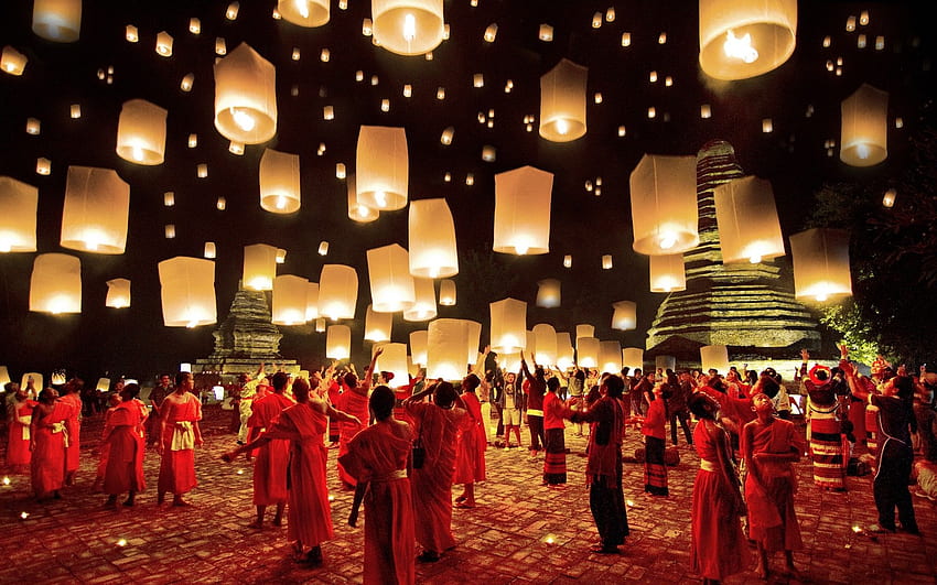 sony chinese celebration paper lanterns traditional chinese lantern, Traditional Oriental HD wallpaper