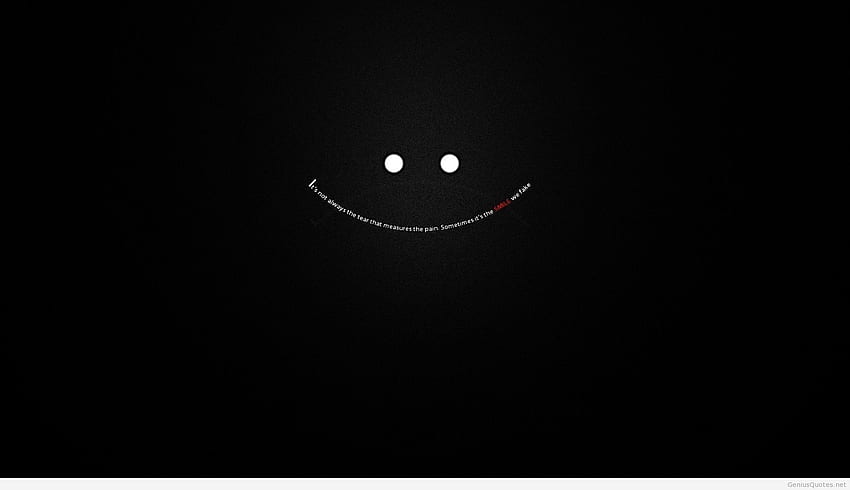 Smile, Dark Smile HD wallpaper