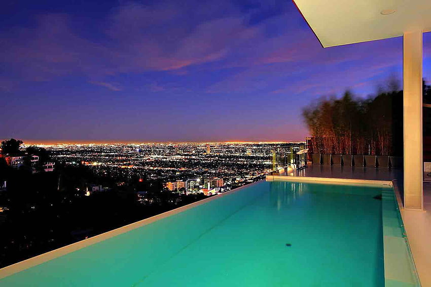 Modern Architectural Masterpiece in Hollywood Hills - CAANdesign HD wallpaper