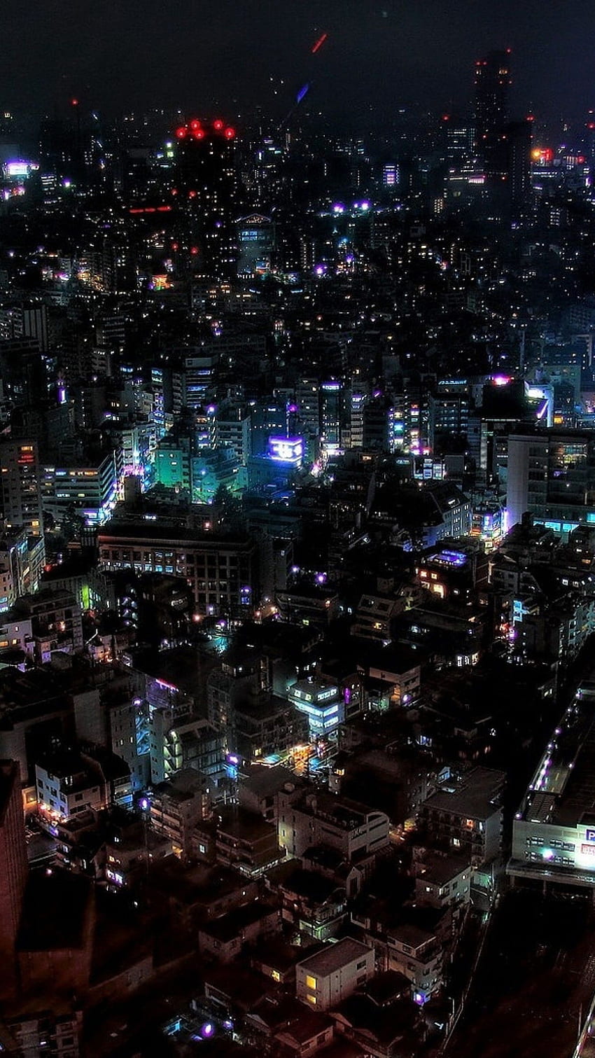 Mein Blog: IPhone Korea, Seoul City Night HD-Handy-Hintergrundbild